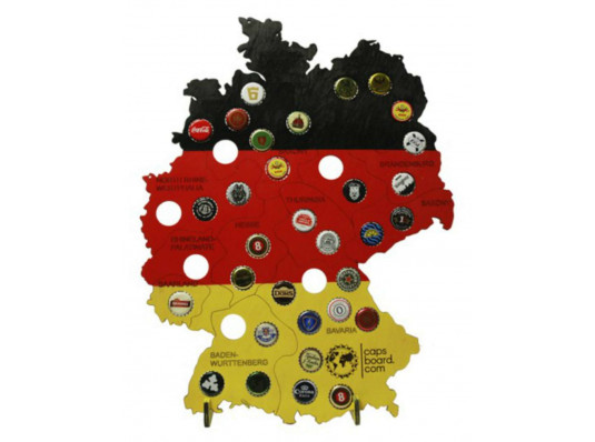Скарбничка для пивних кришок "Карта Німеччини" купить в интернет магазине подарков ПраздникШоп