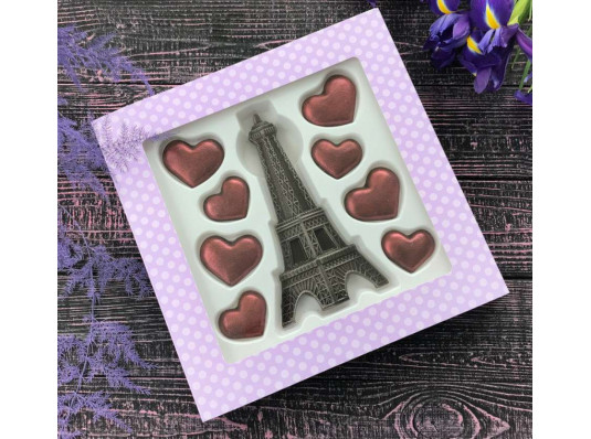Шоколадный набор "Париж с любовью" купить в интернет магазине подарков ПраздникШоп