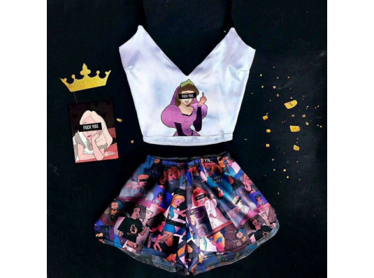 Шовкова піжама "Princess" купить в интернет магазине подарков ПраздникШоп
