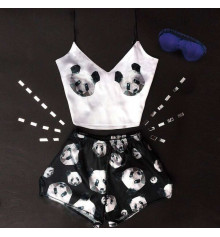 Шовкова піжама "Panda" купить в интернет магазине подарков ПраздникШоп