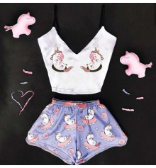 Шёлковая пижама "Unicorn" купить в интернет магазине подарков ПраздникШоп