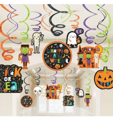 Набор спиралей "Друзья Хеллоуин" купить в интернет магазине подарков ПраздникШоп