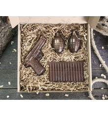 Шоколадный набор "Справжньому чоловікові" купить в интернет магазине подарков ПраздникШоп