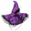 Шляпка Ведьмы на обруче (фиолетовая) купить в интернет магазине подарков ПраздникШоп