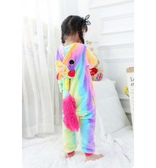 Детская пижама-кигуруми ""Единорог радужный", 130 см купить в интернет магазине подарков ПраздникШоп