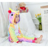 Детская пижама-кигуруми ""Единорог радужный", 130 см