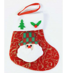 Носок для подарунків "Санта Клаус" купить в интернет магазине подарков ПраздникШоп