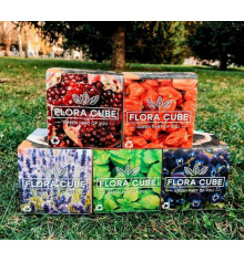 Экокуб "Flora Cube", лаванда купить в интернет магазине подарков ПраздникШоп