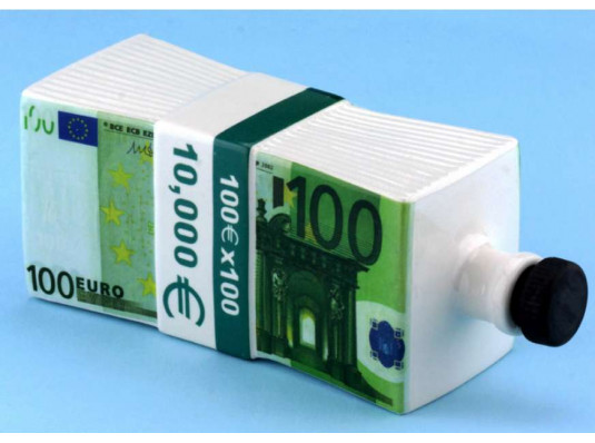 Графин-штоф "Пачка 100 Евро" купить в интернет магазине подарков ПраздникШоп