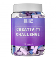 Баночка «Creativity Challenge» купить в интернет магазине подарков ПраздникШоп