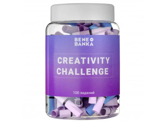 Баночка «Creativity Challenge» купить в интернет магазине подарков ПраздникШоп