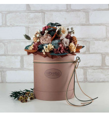 Букет з стабілізованих квітів "Гармонія", 20х25 см. купить в интернет магазине подарков ПраздникШоп