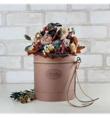 Букет из стабилизированных цветов "Гармония", 30х35 см. купить в интернет магазине подарков ПраздникШоп