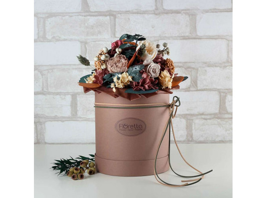 Букет з стабілізованих квітів "Гармонія", 30х35 см. купить в интернет магазине подарков ПраздникШоп