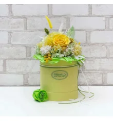 Букет из стабилизированных цветов "Под солнцем Тосканы", 30х35 см. купить в интернет магазине подарков ПраздникШоп
