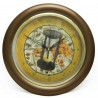 Часы "Время-деньги", коричневые