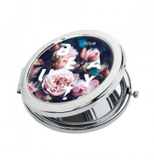 Карманное зеркало "Розы" купить в интернет магазине подарков ПраздникШоп