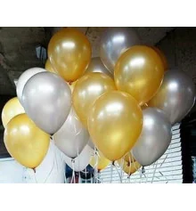 Кулька з гелієм «металік Золото" 22/25 см купить в интернет магазине подарков ПраздникШоп