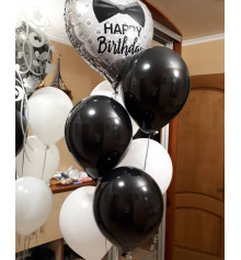 Гелієві кульки + Фольгірованние Зірки 18/45 см. купить в интернет магазине подарков ПраздникШоп