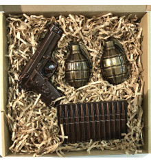 Шоколадный набор "З Днем захисника України" купить в интернет магазине подарков ПраздникШоп
