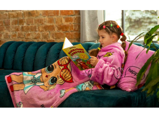 Плед с рукавами из микрофибры "Lolmono" (детский) купить в интернет магазине подарков ПраздникШоп
