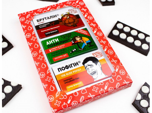 Шоколадная аптечка №1 купить в интернет магазине подарков ПраздникШоп