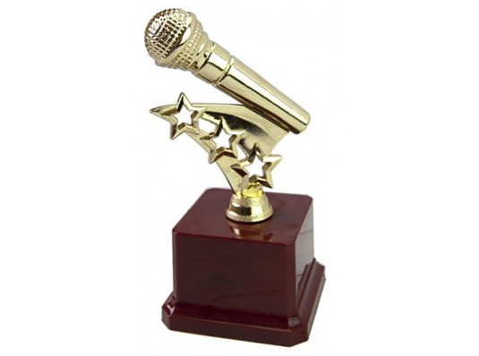 Статуетка "Золотий мікрофон" купить в интернет магазине подарков ПраздникШоп