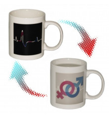 Чашка "heartbeat" ( биение сердца ) купить в интернет магазине подарков ПраздникШоп