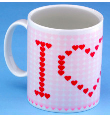 Чашка - хамелеон "I Love You" №2 купить в интернет магазине подарков ПраздникШоп