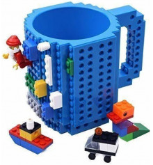 Кружка LEGO конструктор (синяя) купить в интернет магазине подарков ПраздникШоп