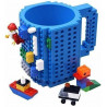 Кружка Лего  конструктор (синяя)
