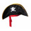 Капелюх Пірата з червоною пов'язкою купить в интернет магазине подарков ПраздникШоп