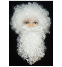 Набір "Діда Мороза" (перуку + борода) купить в интернет магазине подарков ПраздникШоп
