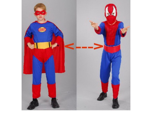 Карнавальный костюм 2 в 1 "Спайдермен/Супермен"  купить в интернет магазине подарков ПраздникШоп