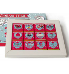 Шоколадний міні-набір "Люблю тебе" купить в интернет магазине подарков ПраздникШоп