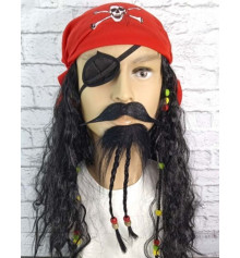 Борода з косичками і вуса купить в интернет магазине подарков ПраздникШоп