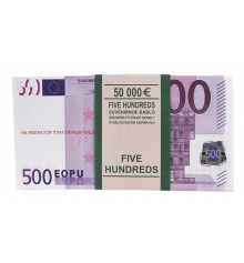 Пачка 500 ЄВРО подарункова купить в интернет магазине подарков ПраздникШоп
