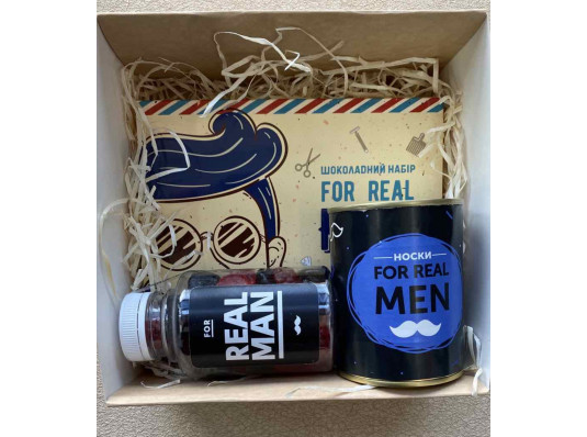 Подарочный набор "Real man" купить в интернет магазине подарков ПраздникШоп