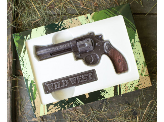 Шоколадный набор "Револьвер" купить в интернет магазине подарков ПраздникШоп