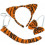 Набор Тигра (ушки, хвост, галстук-бабочка) купить в интернет магазине подарков ПраздникШоп