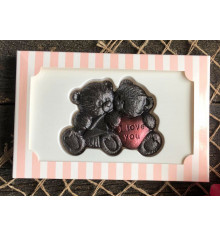 Шоколадный набор "Влюбленные мишки" купить в интернет магазине подарков ПраздникШоп