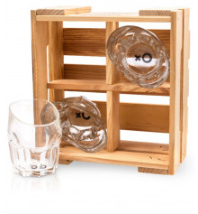 Набор "Пьяные стаканы для виски" 4шт. купить в интернет магазине подарков ПраздникШоп