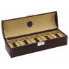 Скринька для зберігання годинників Friedrich Lederwaren Le Croc 5, коричнева