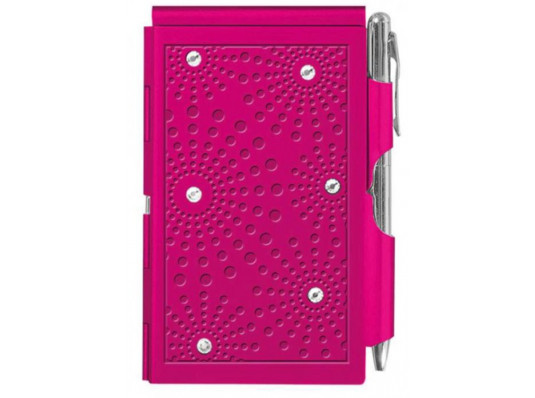 Кишеньковий блокнот із ручкою "Glitz Pink" купить в интернет магазине подарков ПраздникШоп