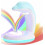 Светильник Дельфин РАДУГА (голубой) купить в интернет магазине подарков ПраздникШоп