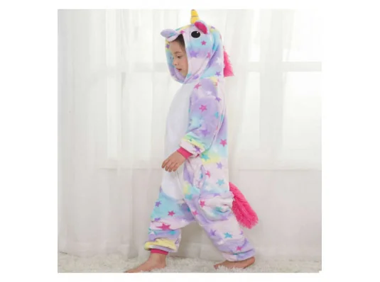 Детская пижама-кигуруми "Единорог и звезды", 100 см купить в интернет магазине подарков ПраздникШоп
