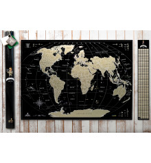 Скретч карта світу без росії та білорусі - My Map Perfect world купить в интернет магазине подарков ПраздникШоп