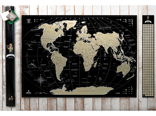 Скретч карта мира без россии и белоруссии - My Map Perfect world купить в интернет магазине подарков ПраздникШоп