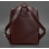 Кожаный женский рюкзак на молнии COOPER бордовый купить в интернет магазине подарков ПраздникШоп