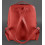 Шкіряний жіночий рюкзак на блискавці COOPER червоний купить в интернет магазине подарков ПраздникШоп